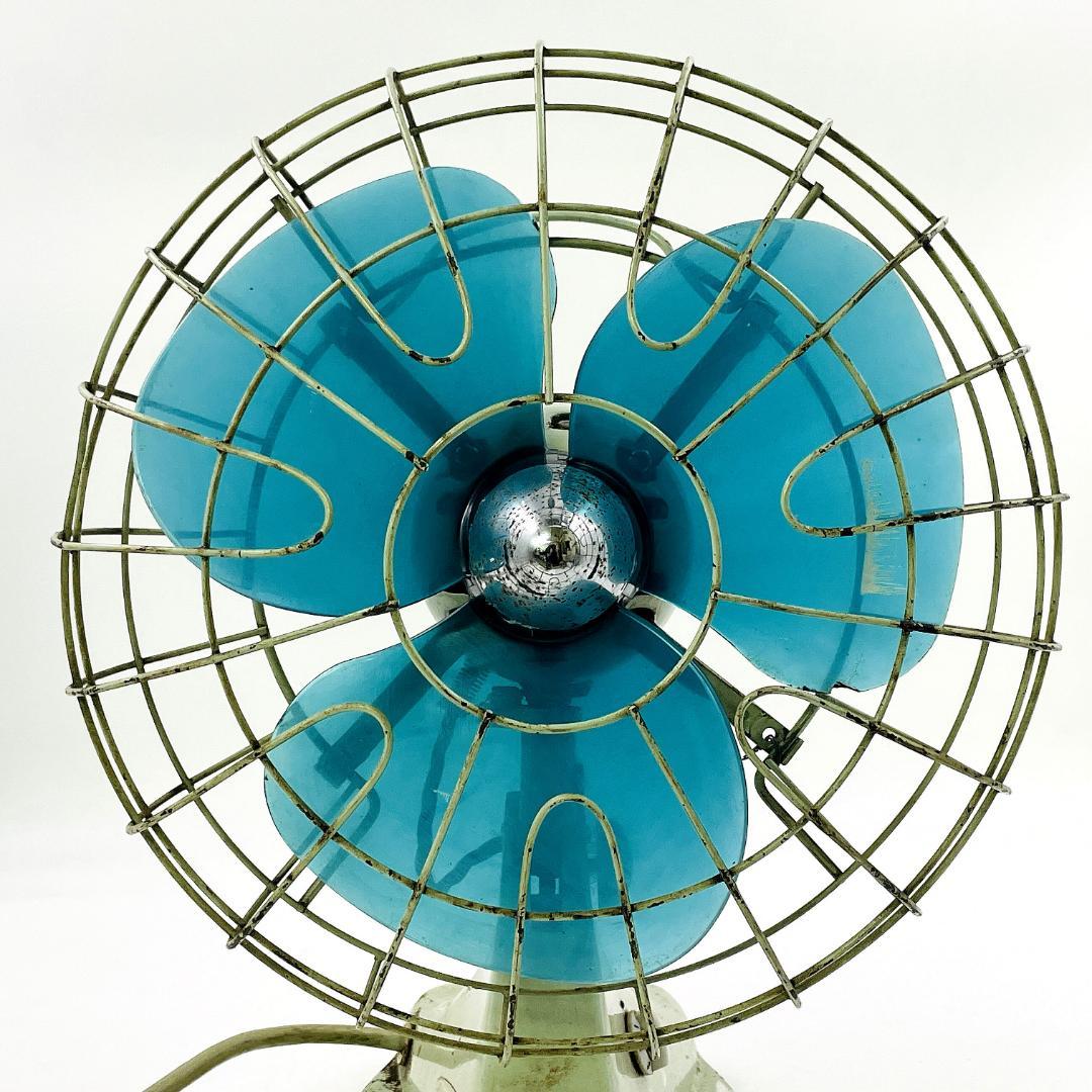 動作品】希少 三菱 鉄製ケージ 昭和レトロ 扇風機 アンティーク R8SD57