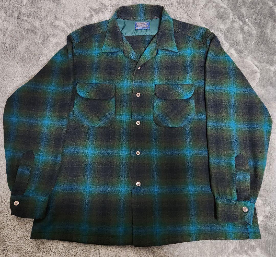 60s PENDLETON ペンドルトン ボードシャツ XL オンブレ - メルカリ