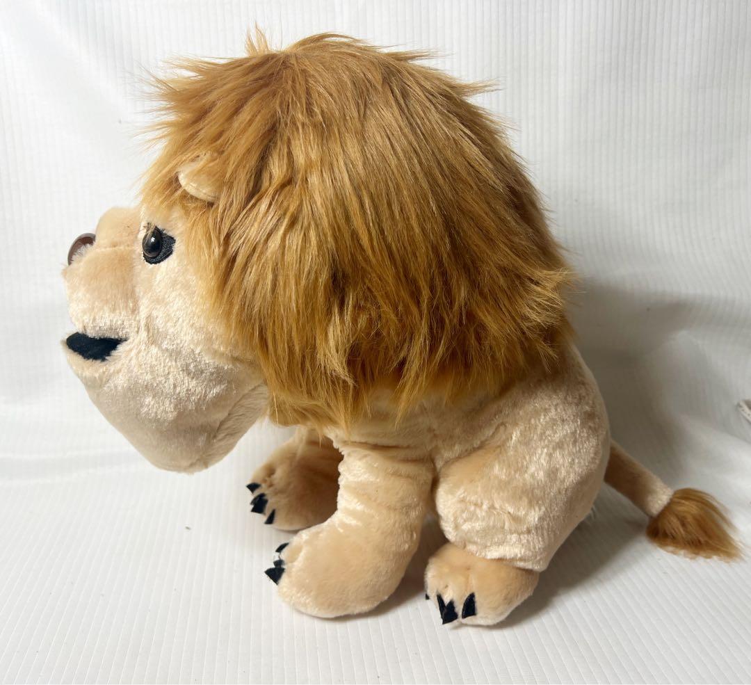 シャクレルプラネット ライオン リアルお座りBIG ぬいぐるみ - メルカリ