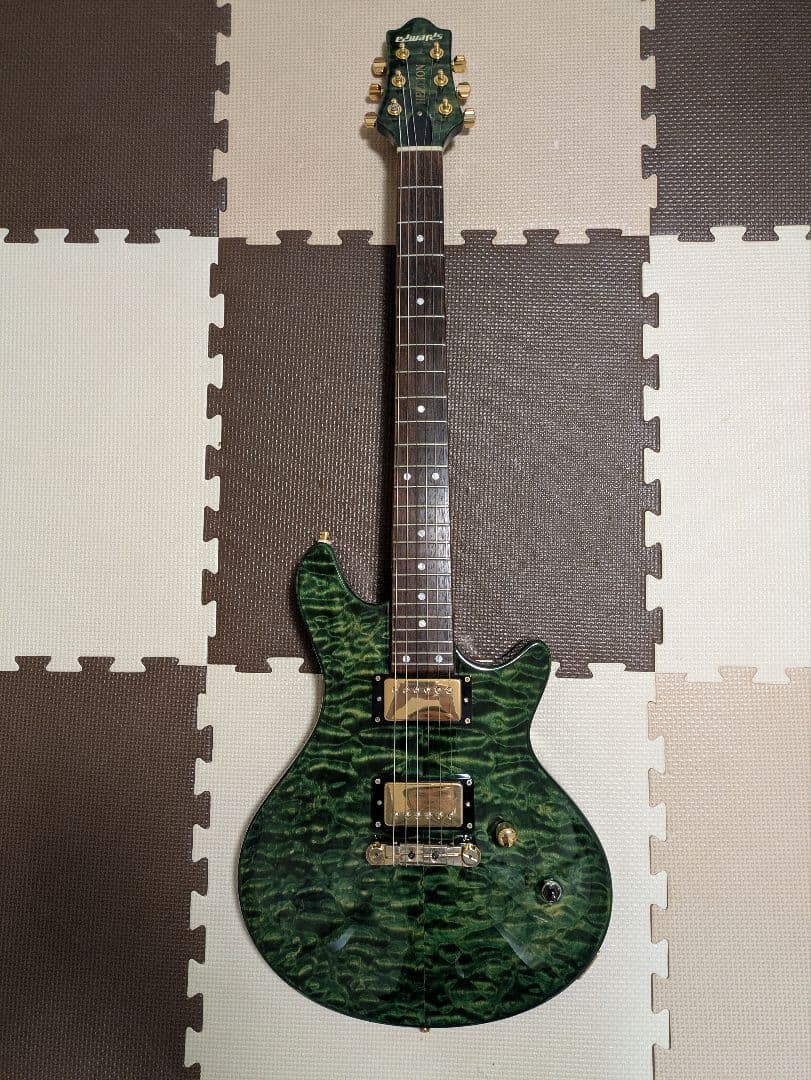 美品】 the GazettE 麗 モデル Edwards E-U-HL2 緑 - メルカリ