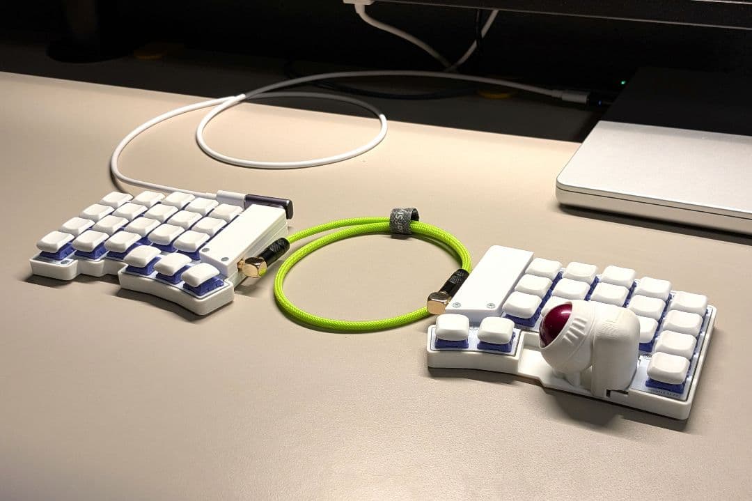 keyball39 keyballish39 mini 完成品 分割型キーボード - メルカリ