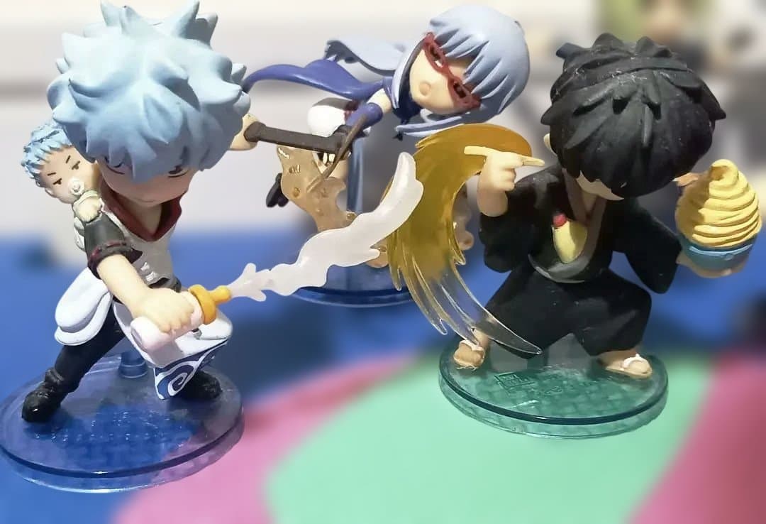 銀魂 銀時 土方 さっちゃん 月詠 ミニ フィギュア - メルカリ