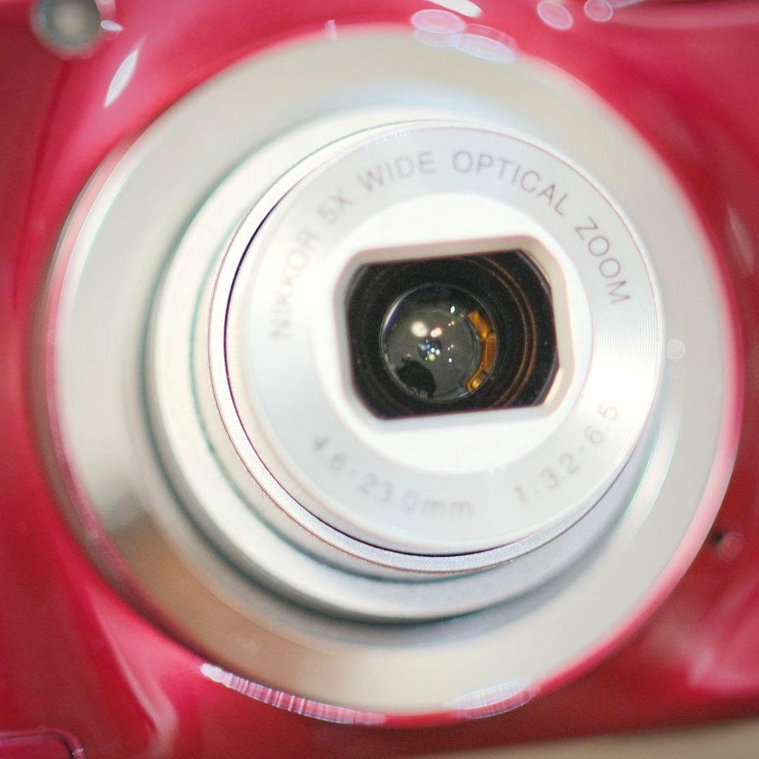 極美品 動作品 平成レトロ Y2K Nikon COOLPIX A10 RED