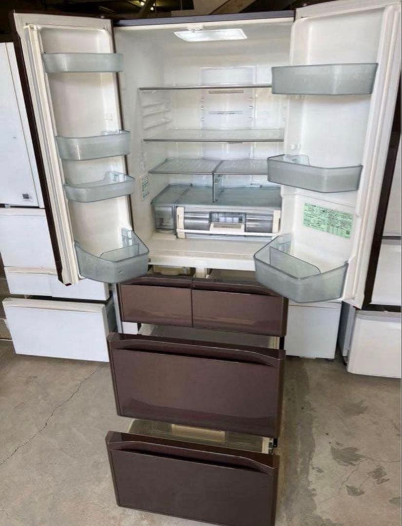 2019年式 430L 日立 6ドア冷蔵庫 R-XG43J(XH)