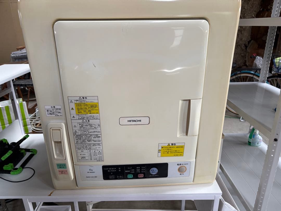 HITACHI 電気式衣類乾燥機 2018年製 Amazon | 日立(HITACHI) 電気衣類乾燥機 6㎏ DE-N60HV 日本製 最新型