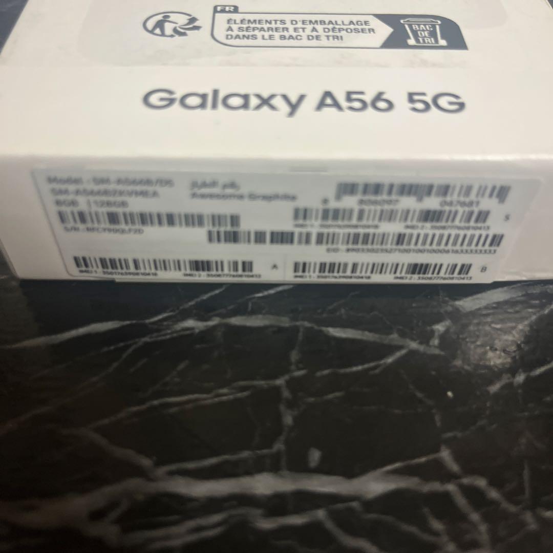 Samsung Galaxy A56 5G 本体 8gb128gb黒