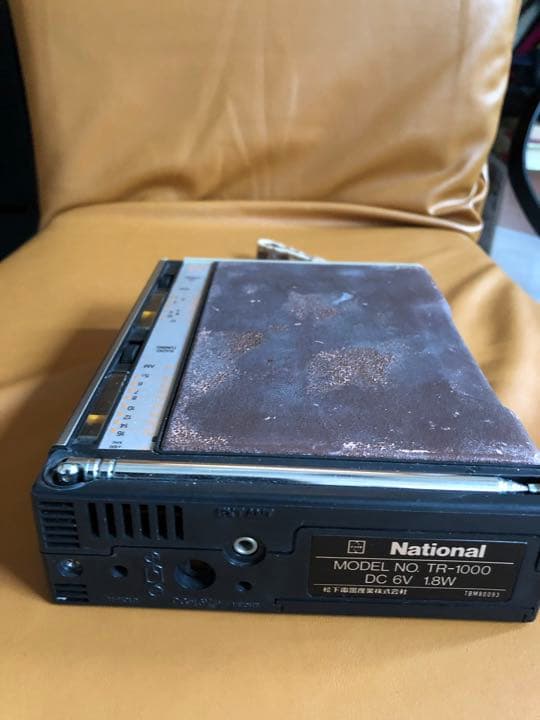 お値下げ ビンテージ　ナショナル　テレビ付きラジオ アンティーク