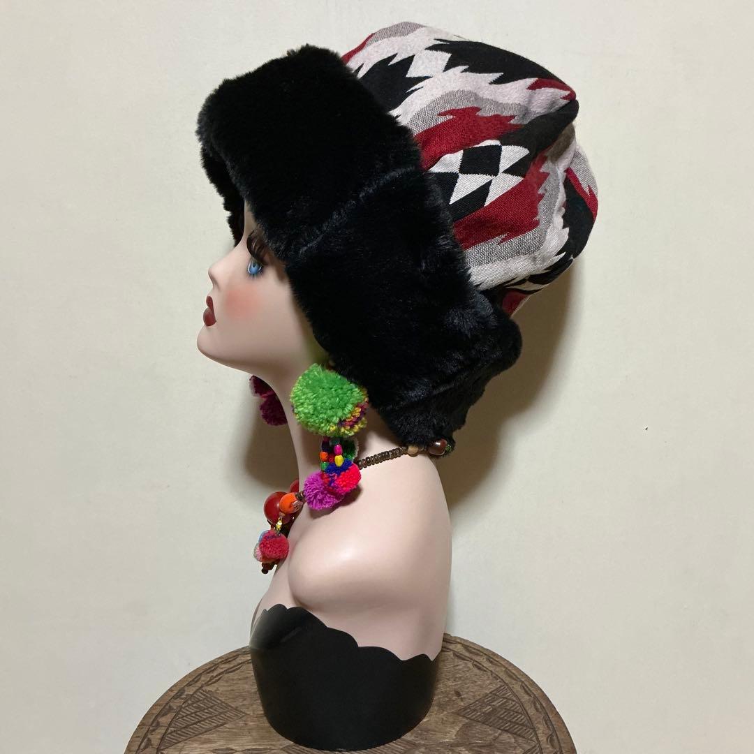 ぴーちゃん様専用ページです ファーフードスヌード ファージャガード帽子