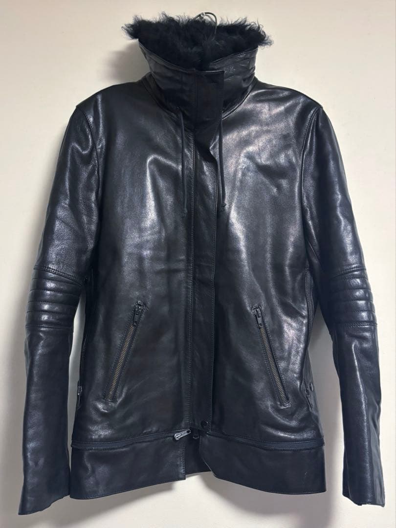 HELMUT LANG ヘルムートラング レザージャケット 本人期 - メルカリ