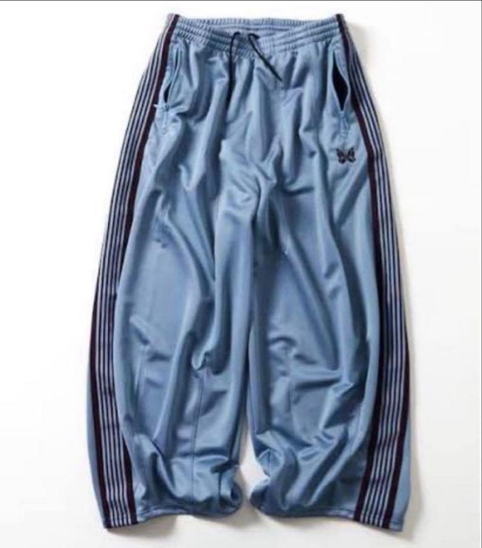 即購入可✌️/Needles サックスブルー XS ヒザデルパンツ - メルカリ