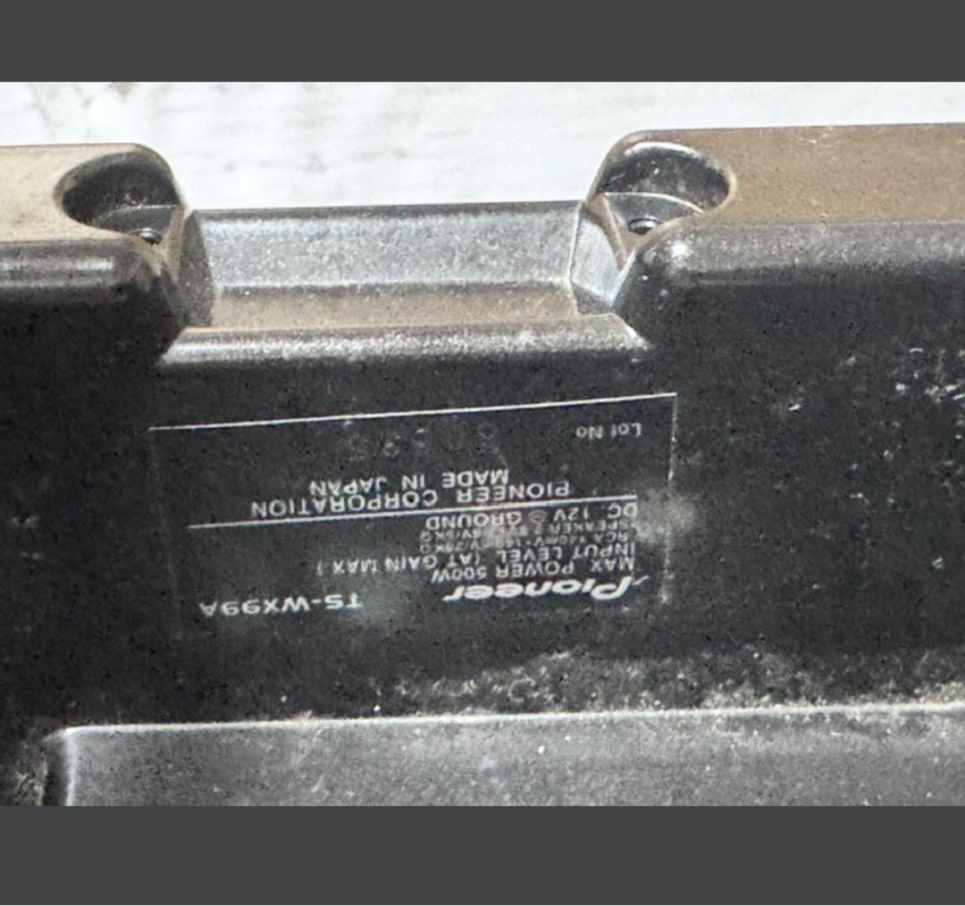 カロッツェリアTS-WX99A　 パイオニアウーファーサブウーファー