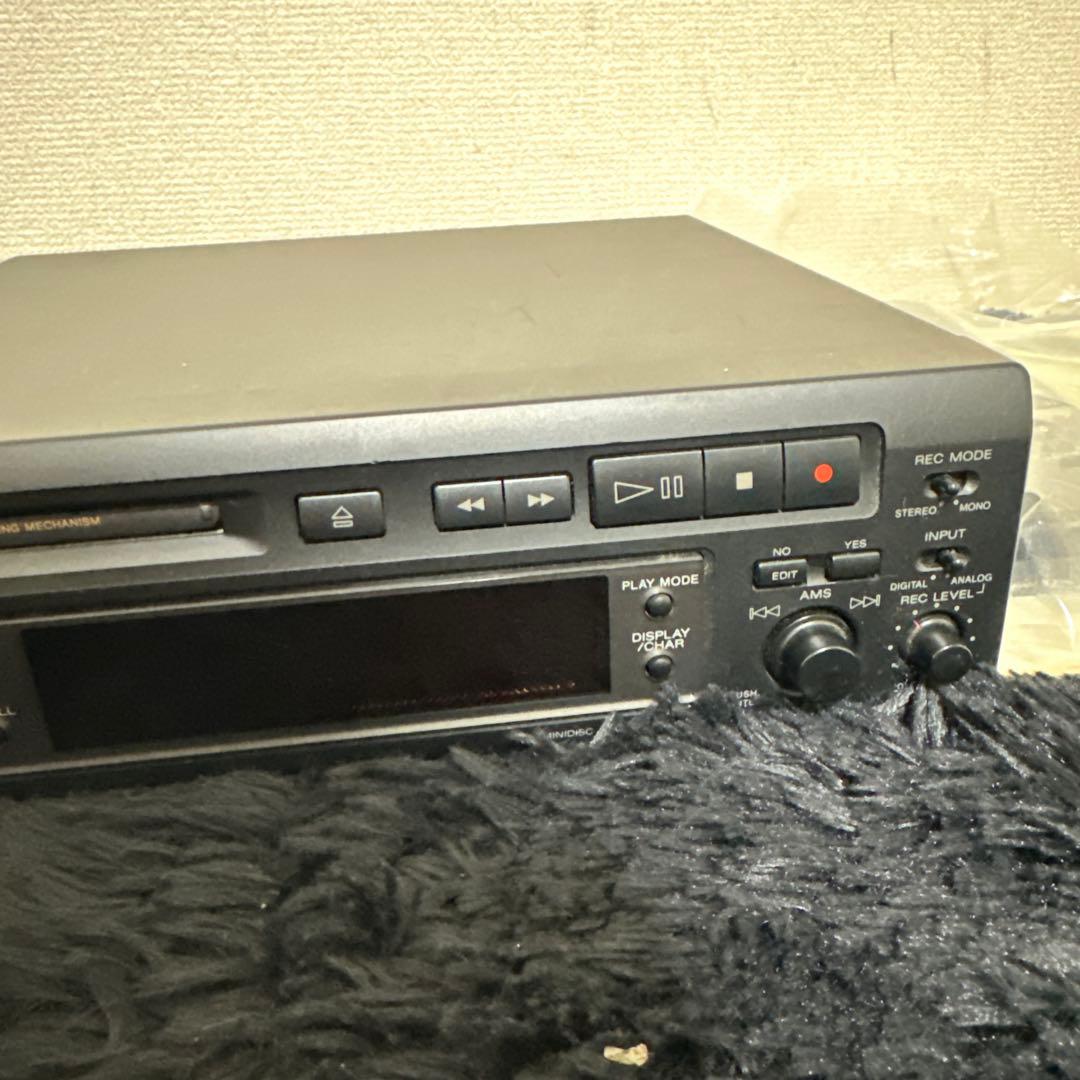 SONY MDS-S37 MDデッキ リモコン 説明書付属 MDプレイヤー