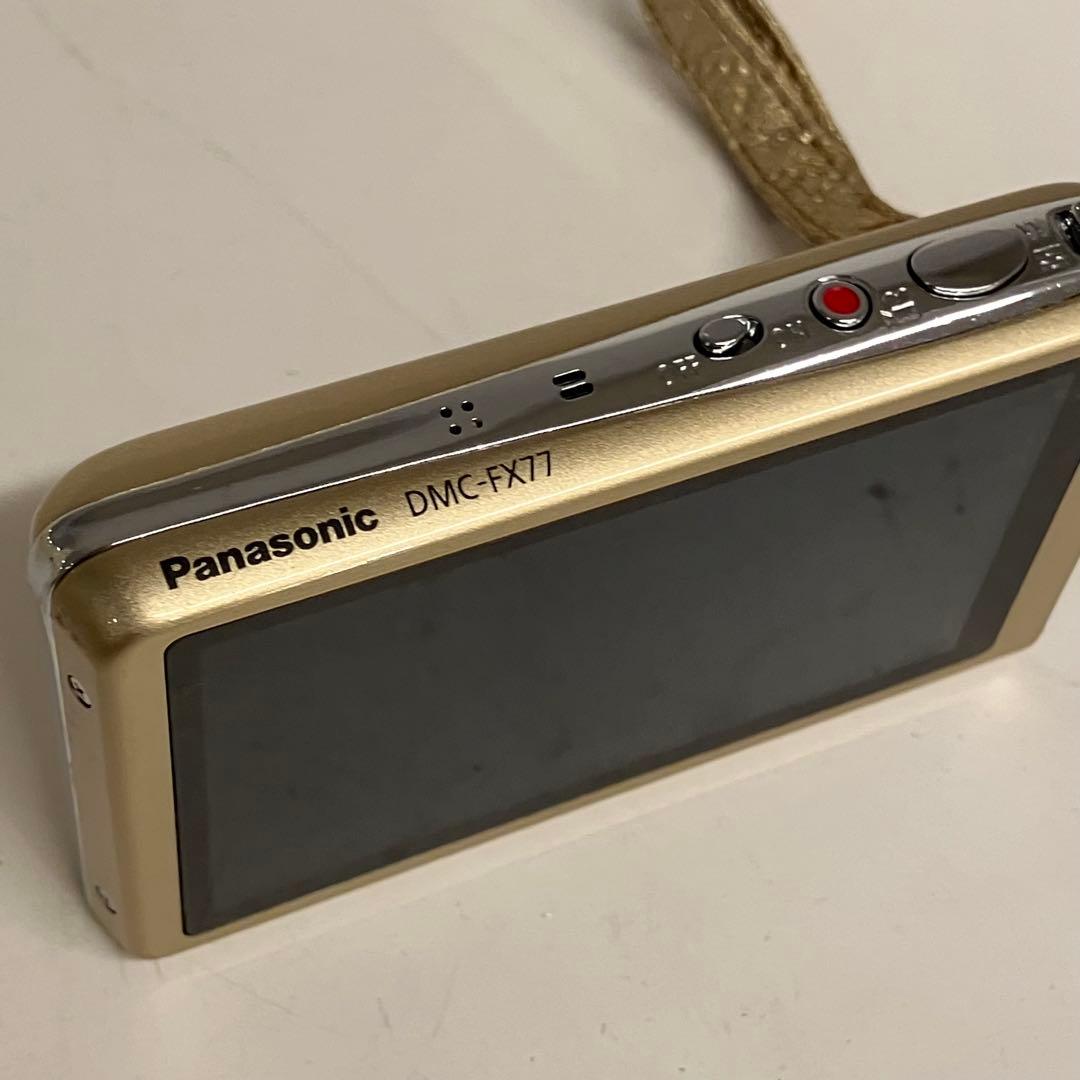 Panasonic LUMIX DMC-FX77 ゴールド 8GBカード付