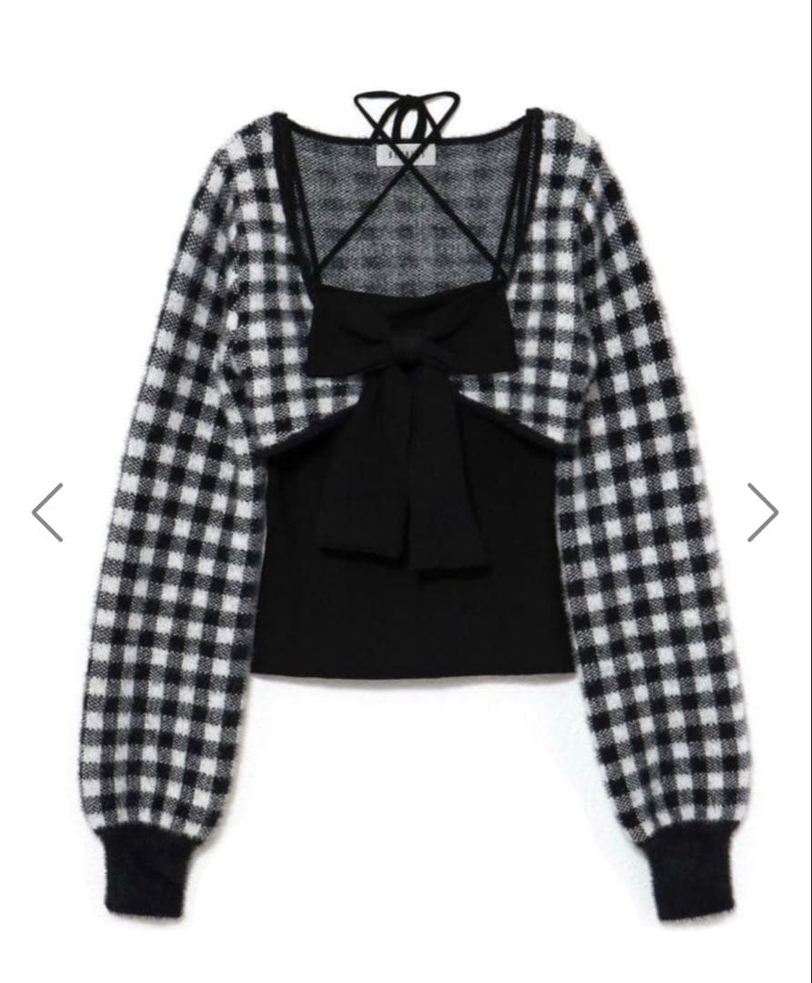 bubbles リボンニットアンサンブル バブルス - メルカリ