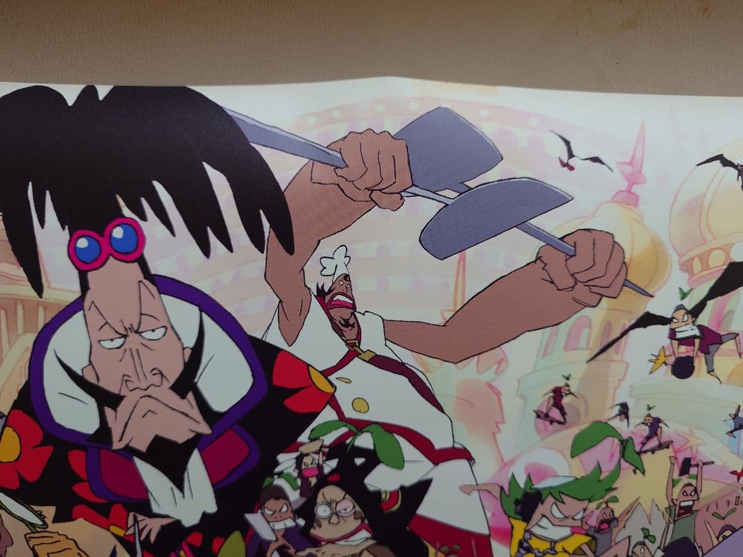 レア】ONE PIECE ワンピース オマツリ男爵と秘密の島 ポスター 東映