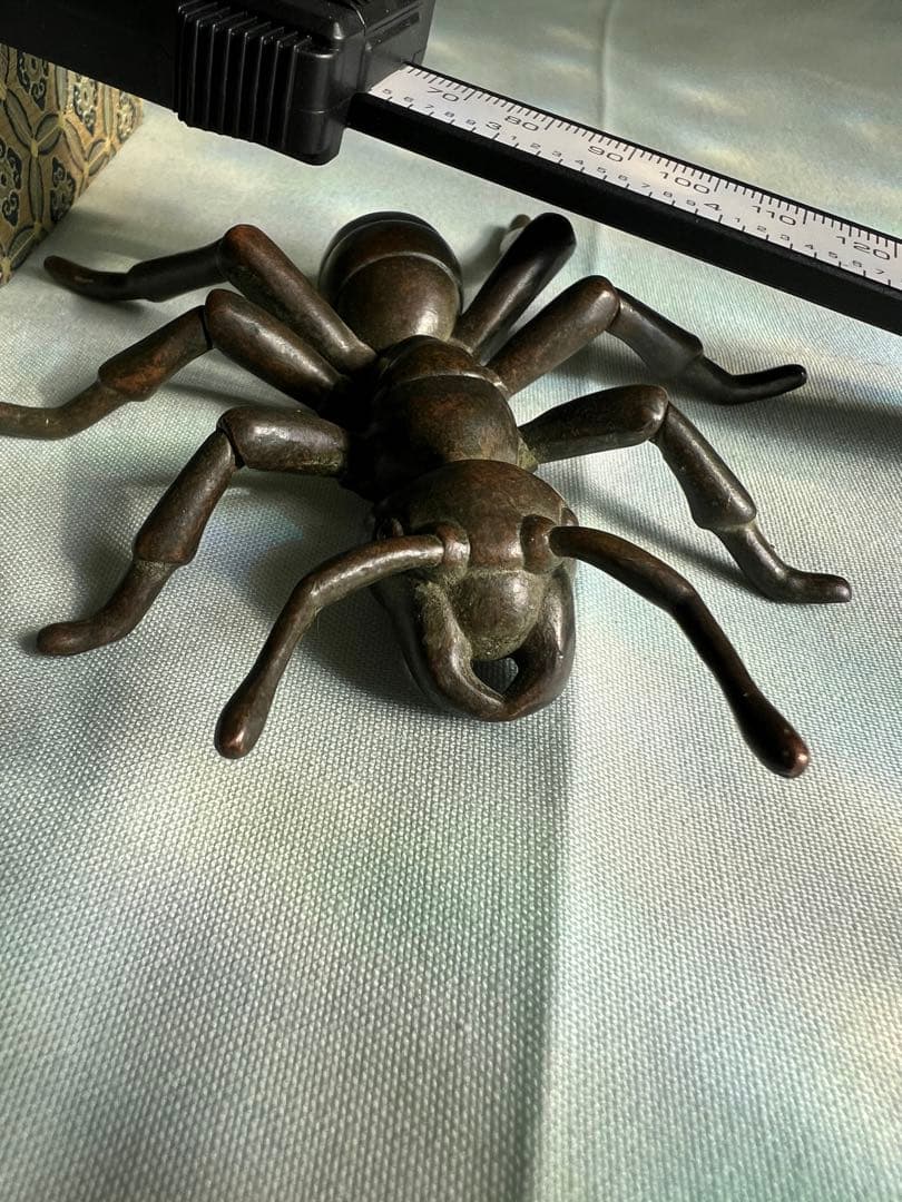 古銅自在蟻アリ置物 - メルカリ