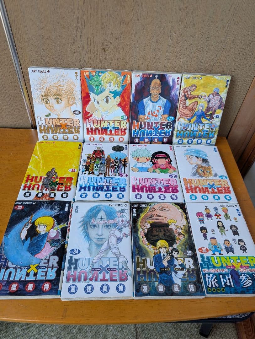 HUNTER×HUNTER 1巻〜38巻 既刊全巻➕小説2冊➕レベルE 2冊 - メルカリ