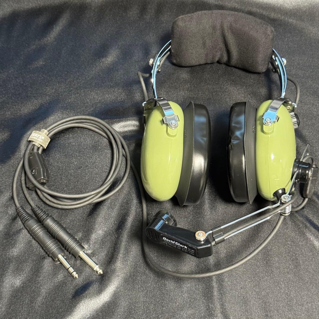 【美品】David Clark Ｈ10-30 ( 固定翼用 ) 航空ヘッドセット