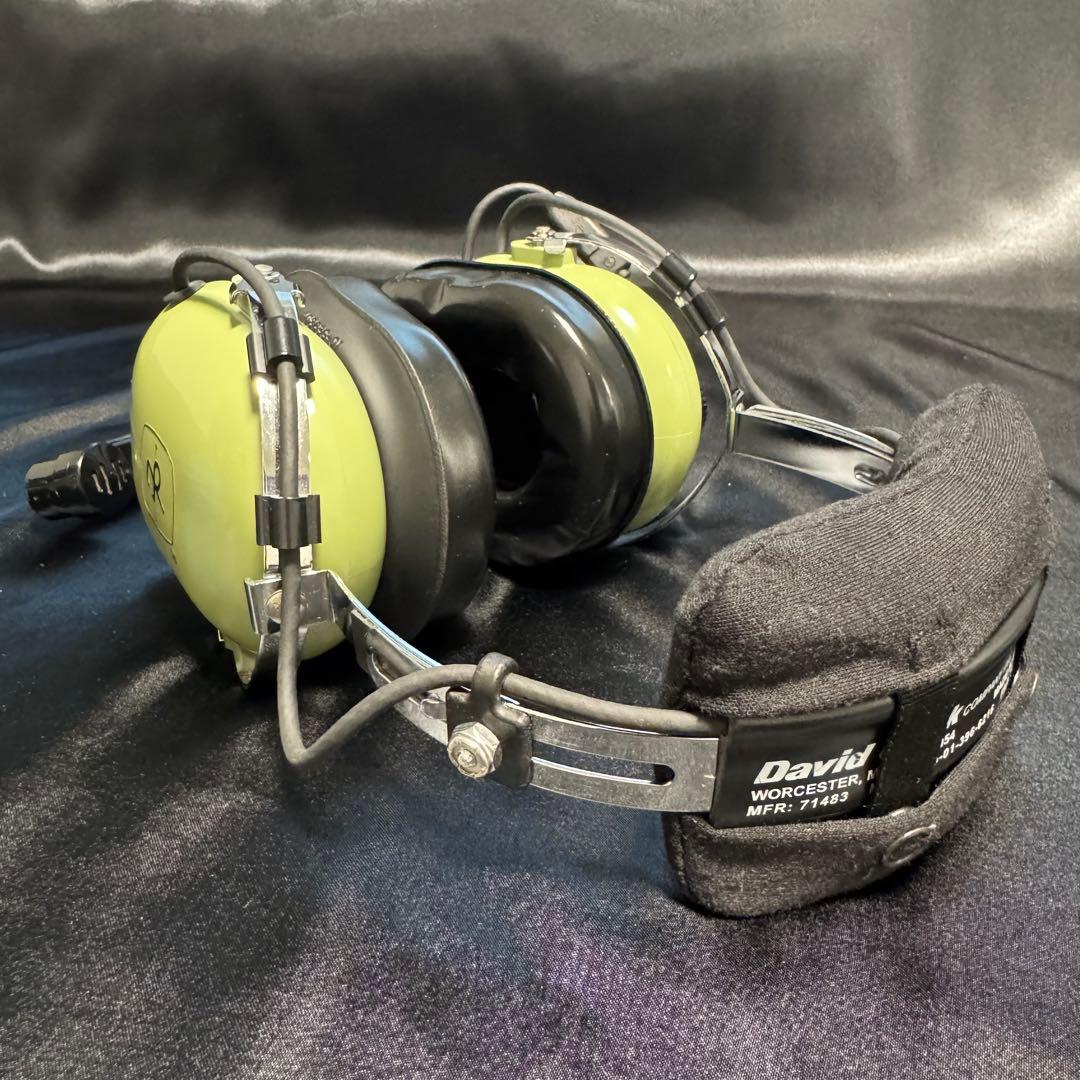【美品】David Clark Ｈ10-30 ( 固定翼用 ) 航空ヘッドセット