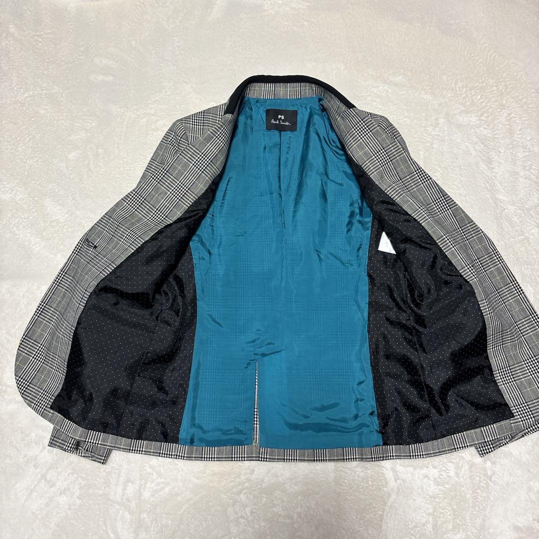 ピーエスポールスミス セットアップ チェック グレー系 38 Mサイズ