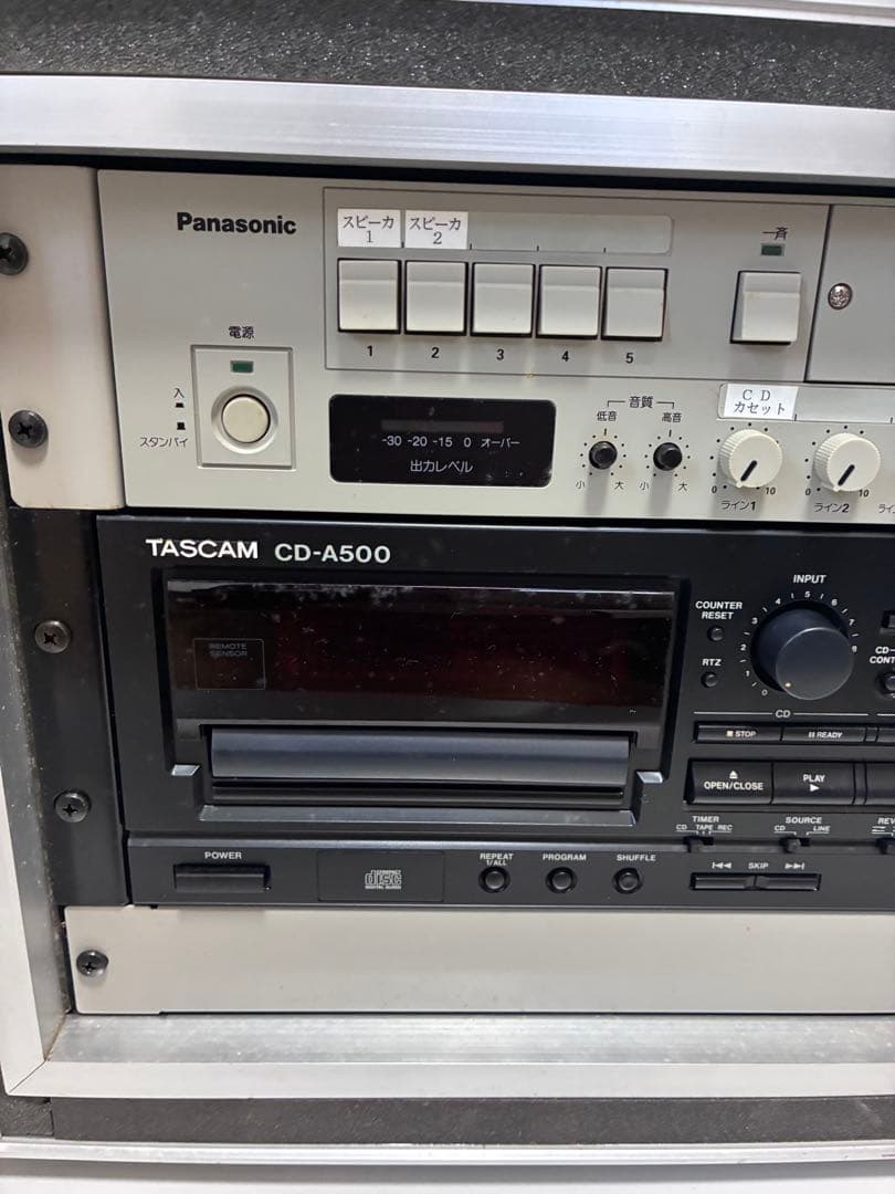 アンプ Panasonic WA-H30 & TASCAM CD-A500 ARMOR