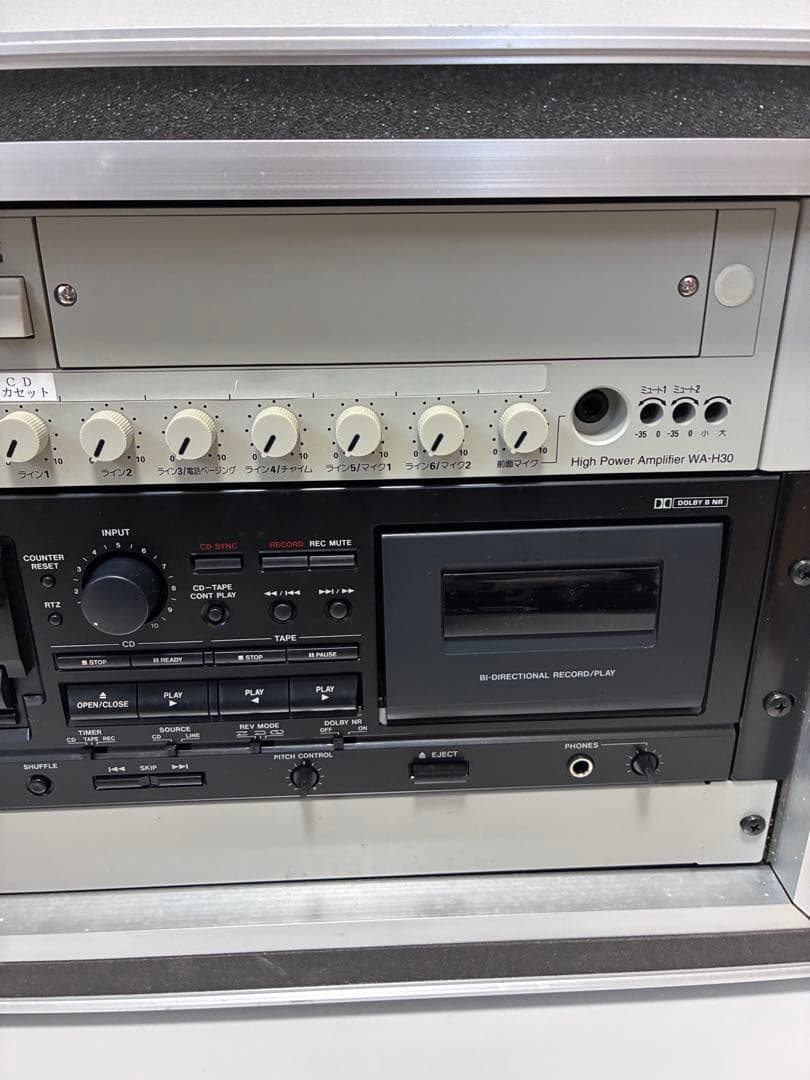 アンプ Panasonic WA-H30 & TASCAM CD-A500 ARMOR