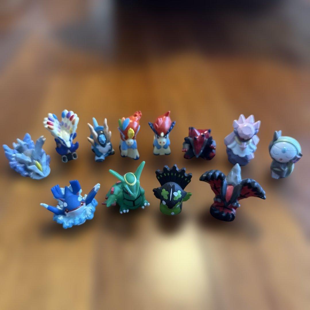 ポケモンキッズ 68体 指人形 フィギュア まとめ売り 伝説、幻、メガ