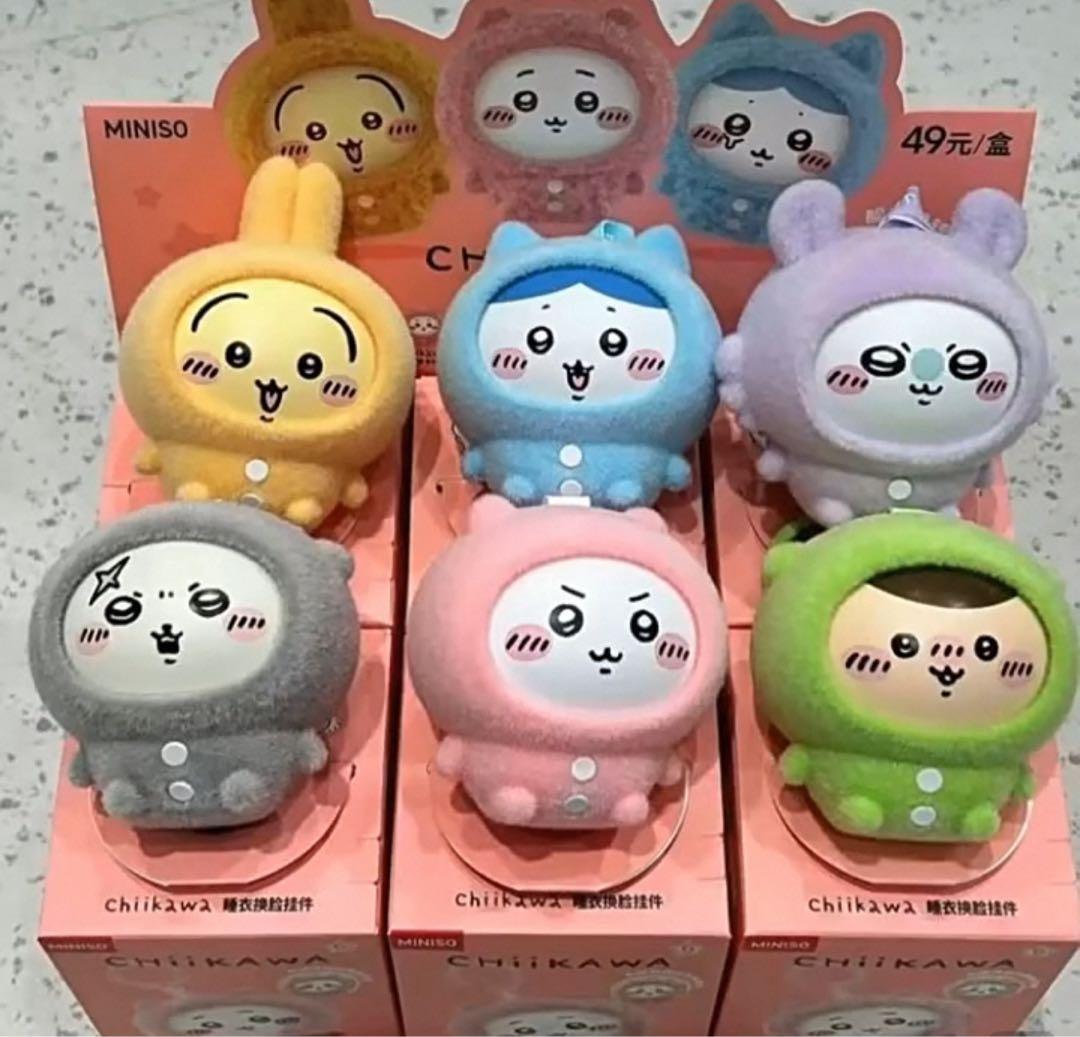 ちいかわ フェイスチェンジマスコット（Miniso）フルセット - メルカリ