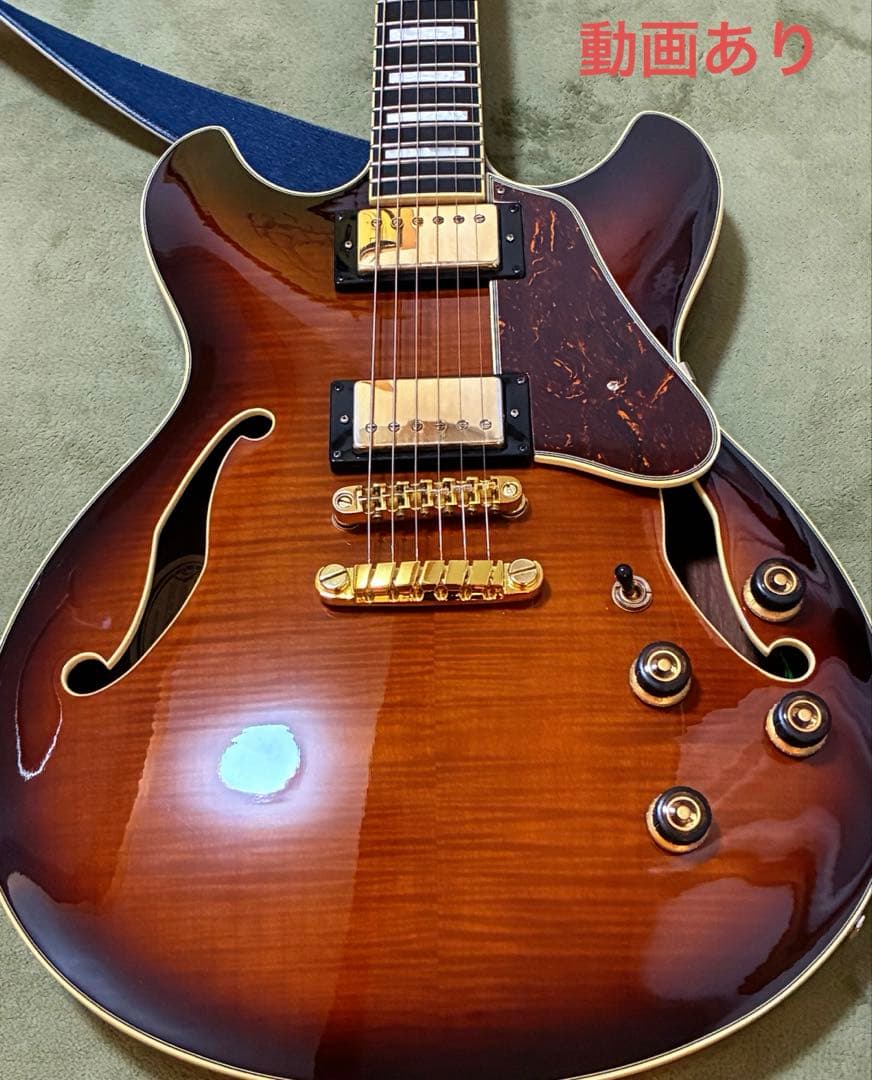 動画あり Ibanez AS93FM セミアコ Super58PU おまけ付き Ibanez AS93FM VLS (Violin Sunburst) セミアコギター ヴァイオリン
