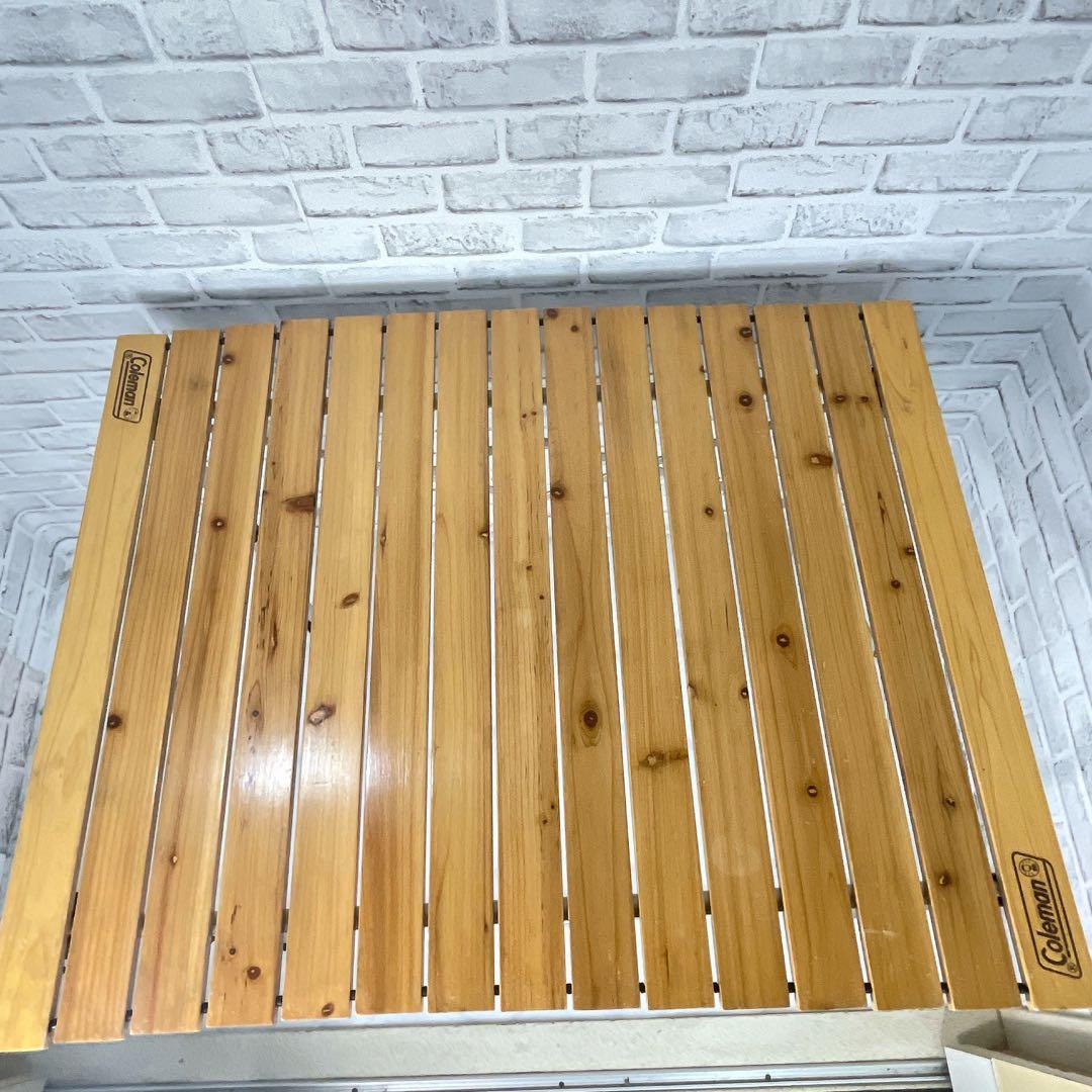 Coleman コールマン ナチュラルウッドロールテーブル 90 - メルカリ