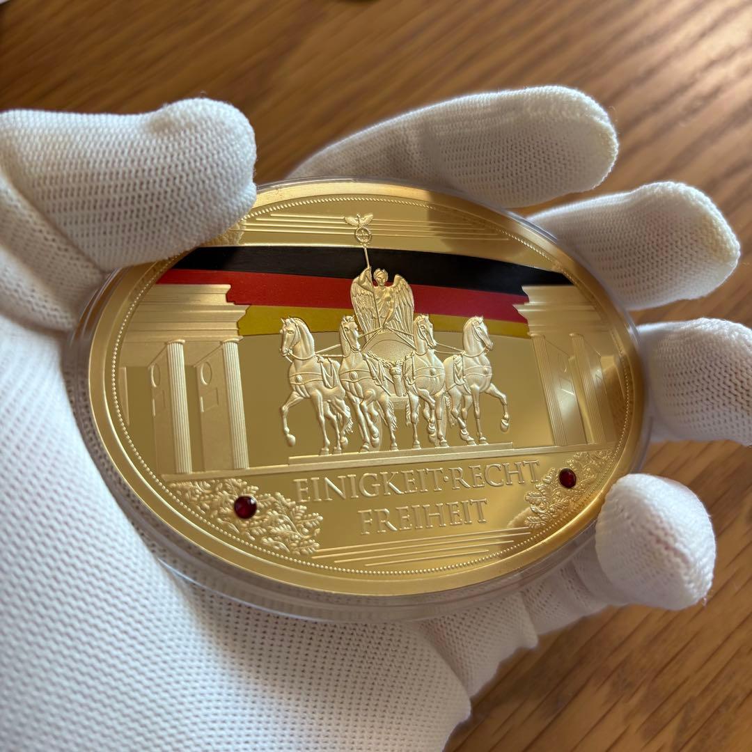 【ドイツ 楕円大型 100g】ブランデンブルク門 スワロフスキー装飾付 スワロフスキー SWAROVSKI クリスタルフィギュア Garden Tales