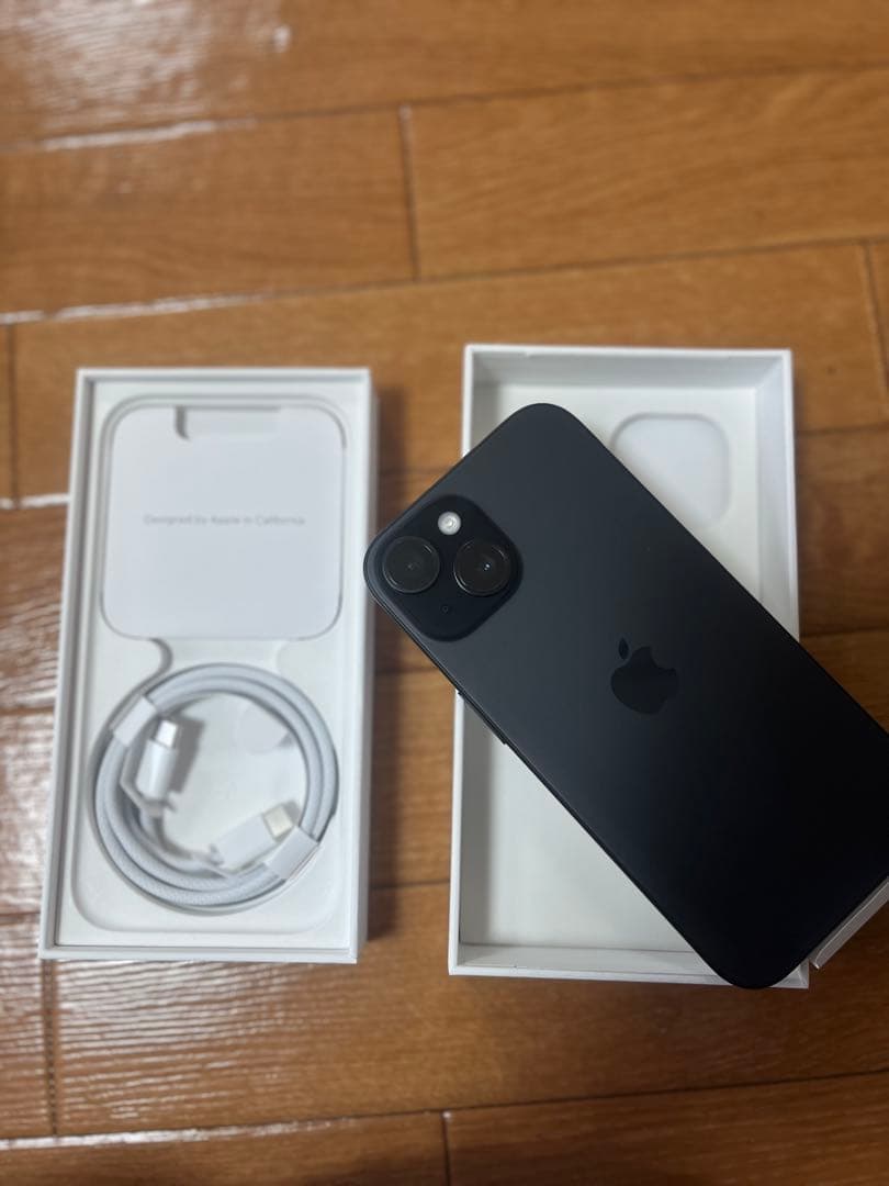 【新品未使用】 iPhone15 128GB ブラック SIMフリー
