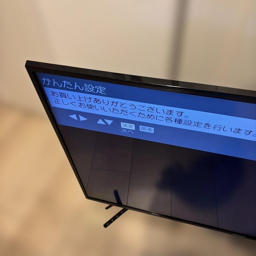 20年製 ハイセンス 4K対応 43インチ 液晶テレビ 43F68E