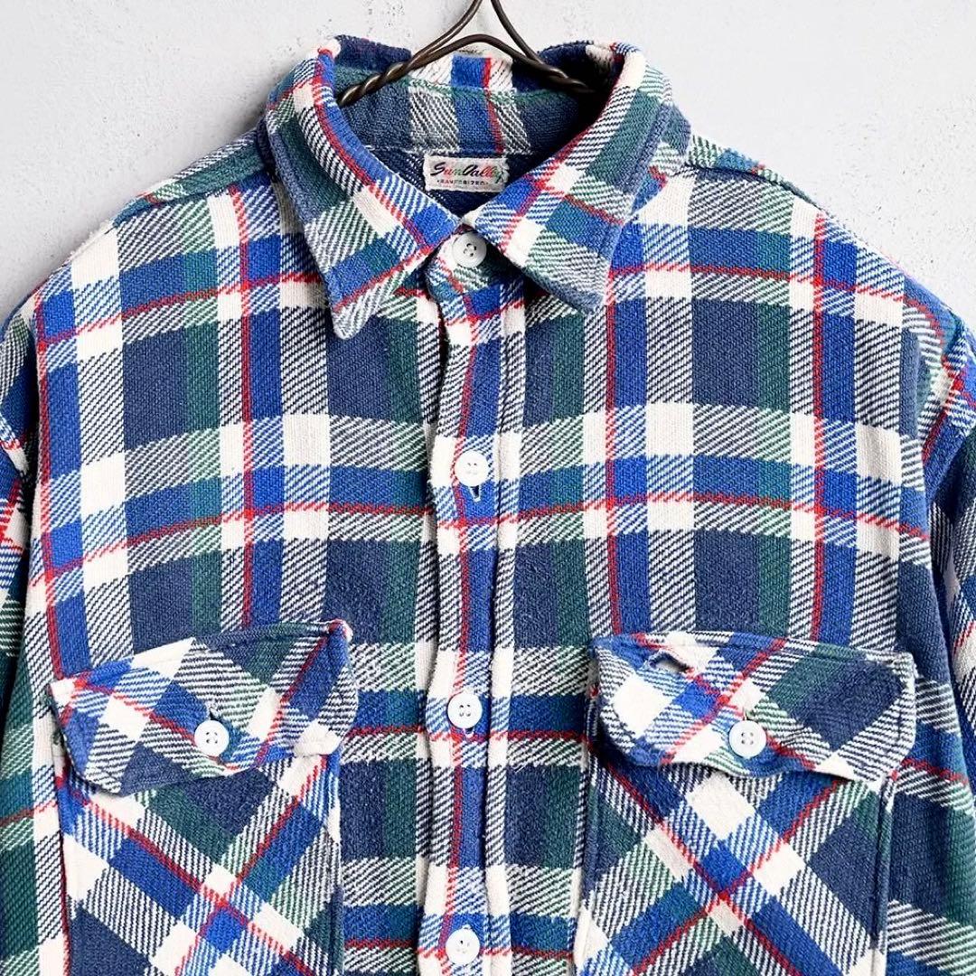 コ*マ様 【好配色】 40s SUN VALLEY SHIRT マチネル ネルシ - メルカリ
