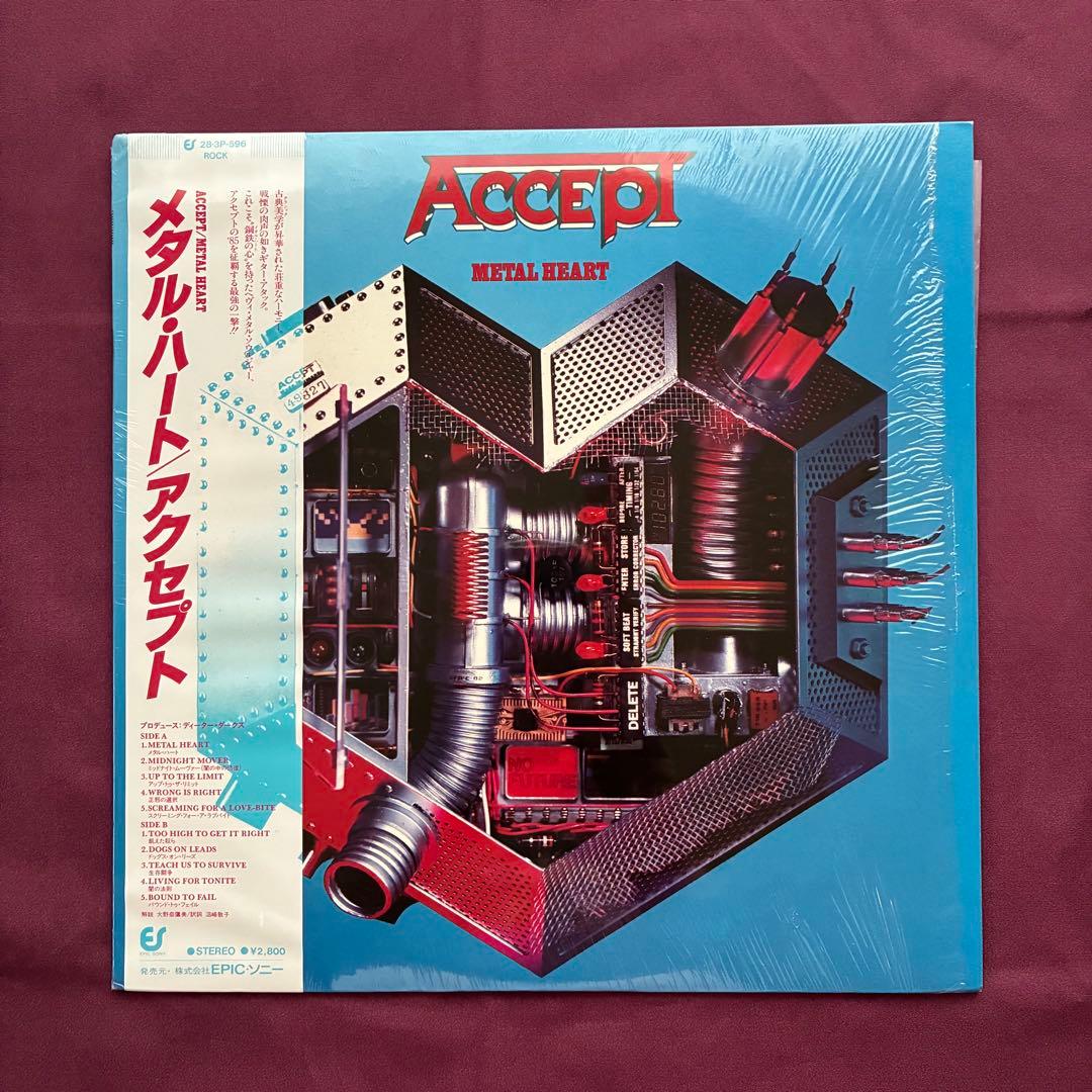 ⤵️値下げ ☆レコード（美品）☆ アクセプト『メタル・ハート』（国内
