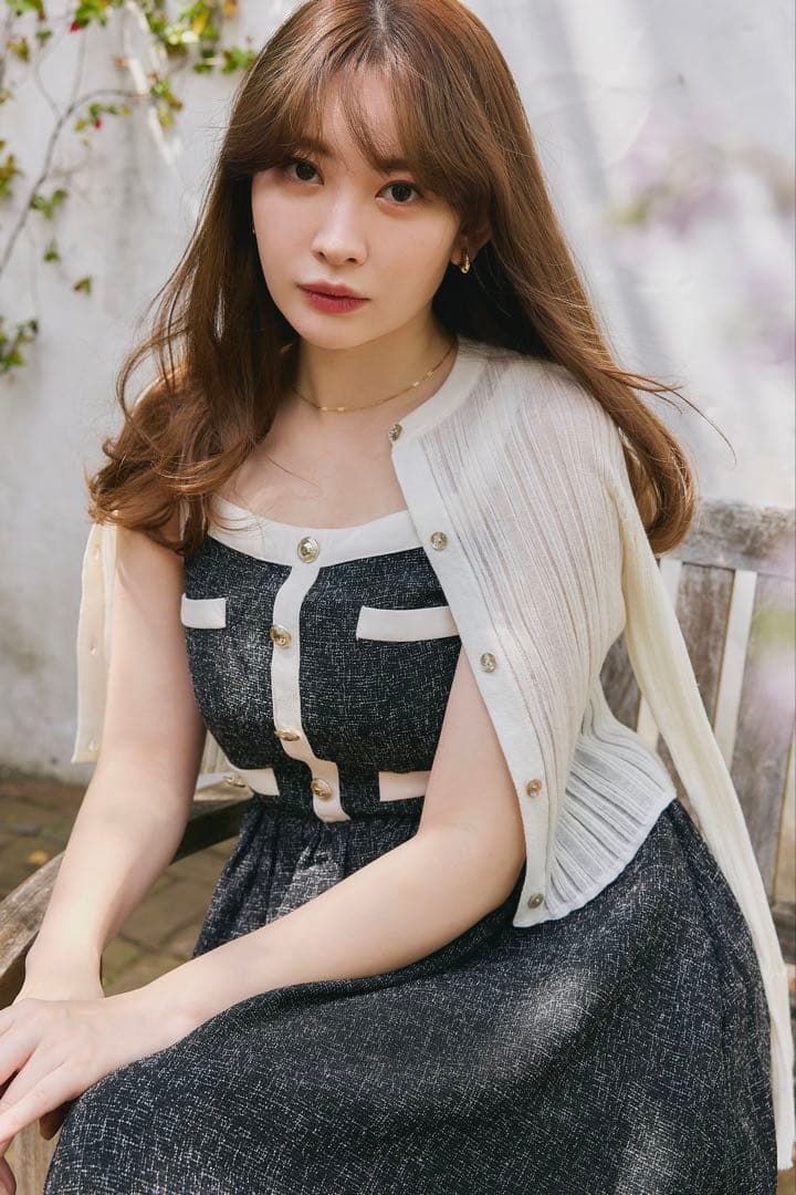 Verona tweed long dress【Mサイズ】 - メルカリ