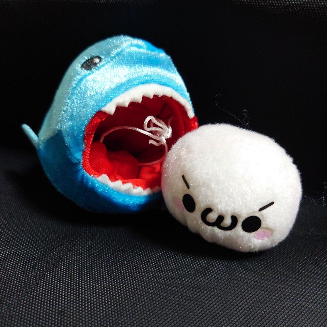 平成レトロ 食べられ かおもじん 奇ぐるみ マスコット ストラップ 顔