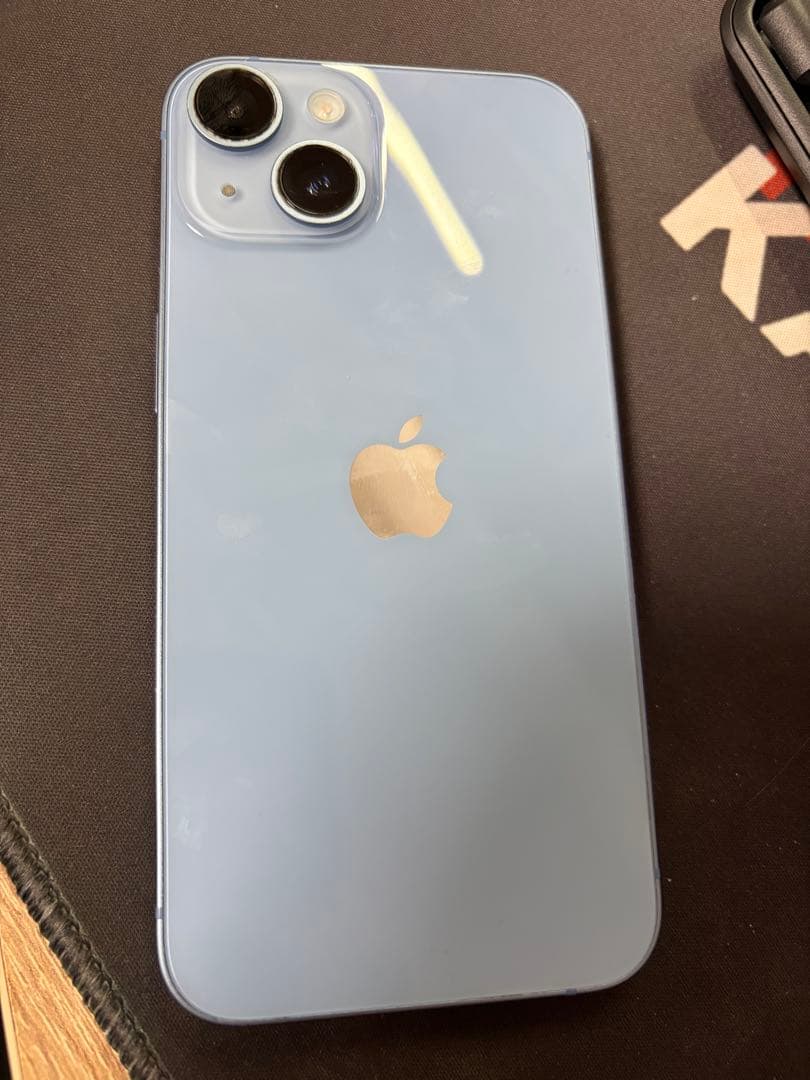 美品iPhone14 128G ブルー SIMフリー 5G対応 iOS26.2