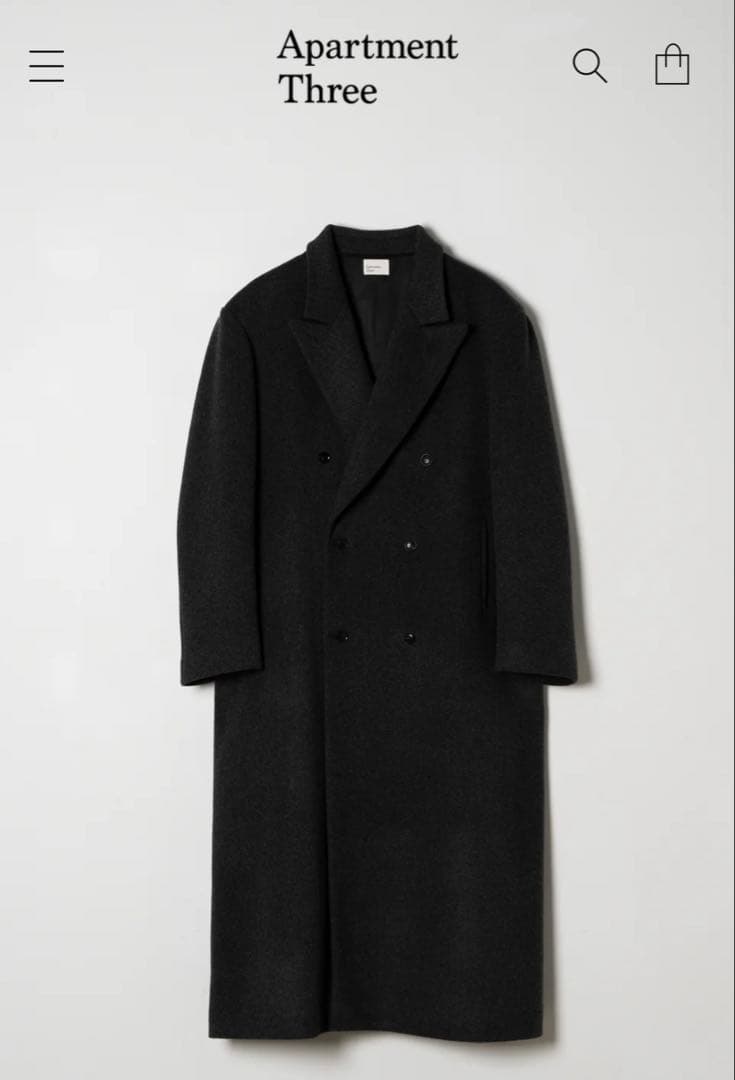 Patrick Double-Breasted Wool Coat - メルカリ