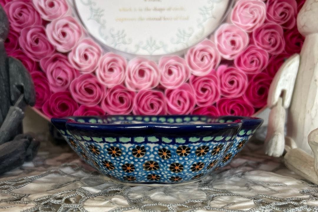 ひまわり様 専用ポーリッシュポタリー / フラワーボウル〜☆お花畑☆