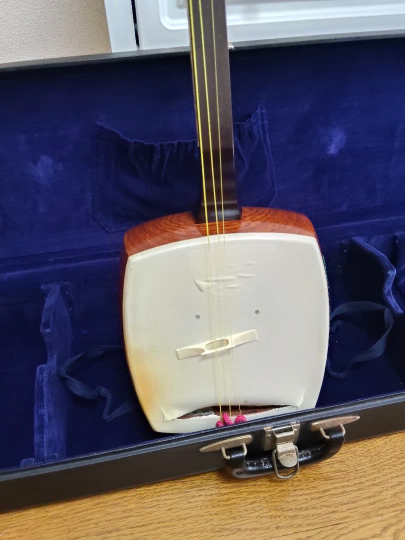 三味線 細棹 ハードケース付き 年代物 ヴィンテージ 昭和