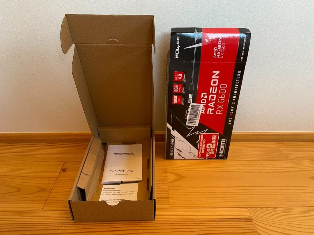 Radeon Pulse RX6600 グラフィックボード