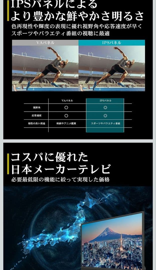 【未開封】IRIE 32インチ 液晶テレビ FFF-TV32WBK2