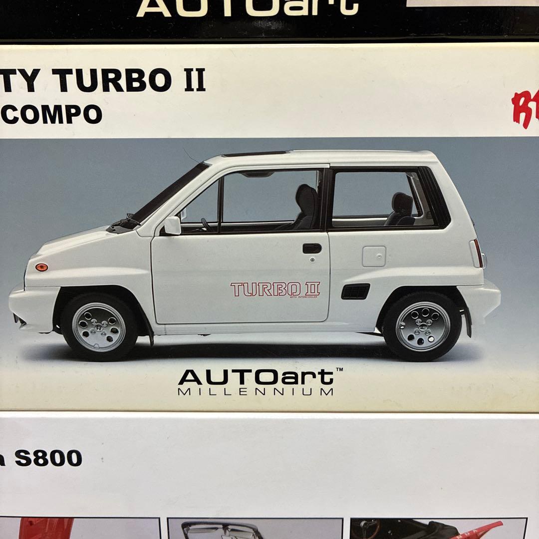 オートアート 1/18 ホンダ シティターボII ブルドッグ ホワイト - メルカリ