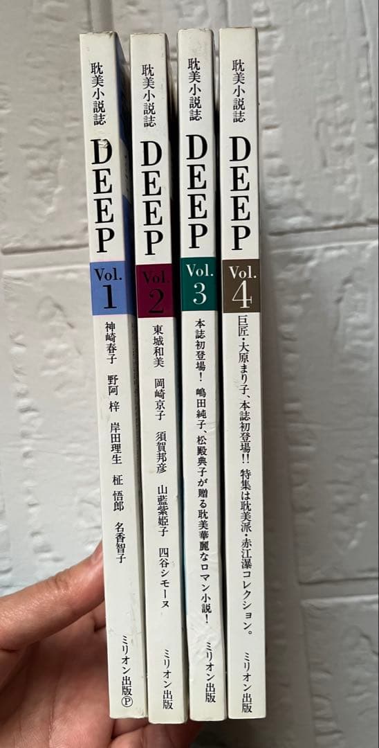 DEEP 耽美と頽廃の世紀末マガジン　4巻セット