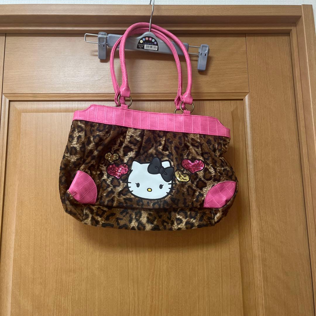 SPINNS キティ ギャル バッグ ヒョウ柄 - メルカリ