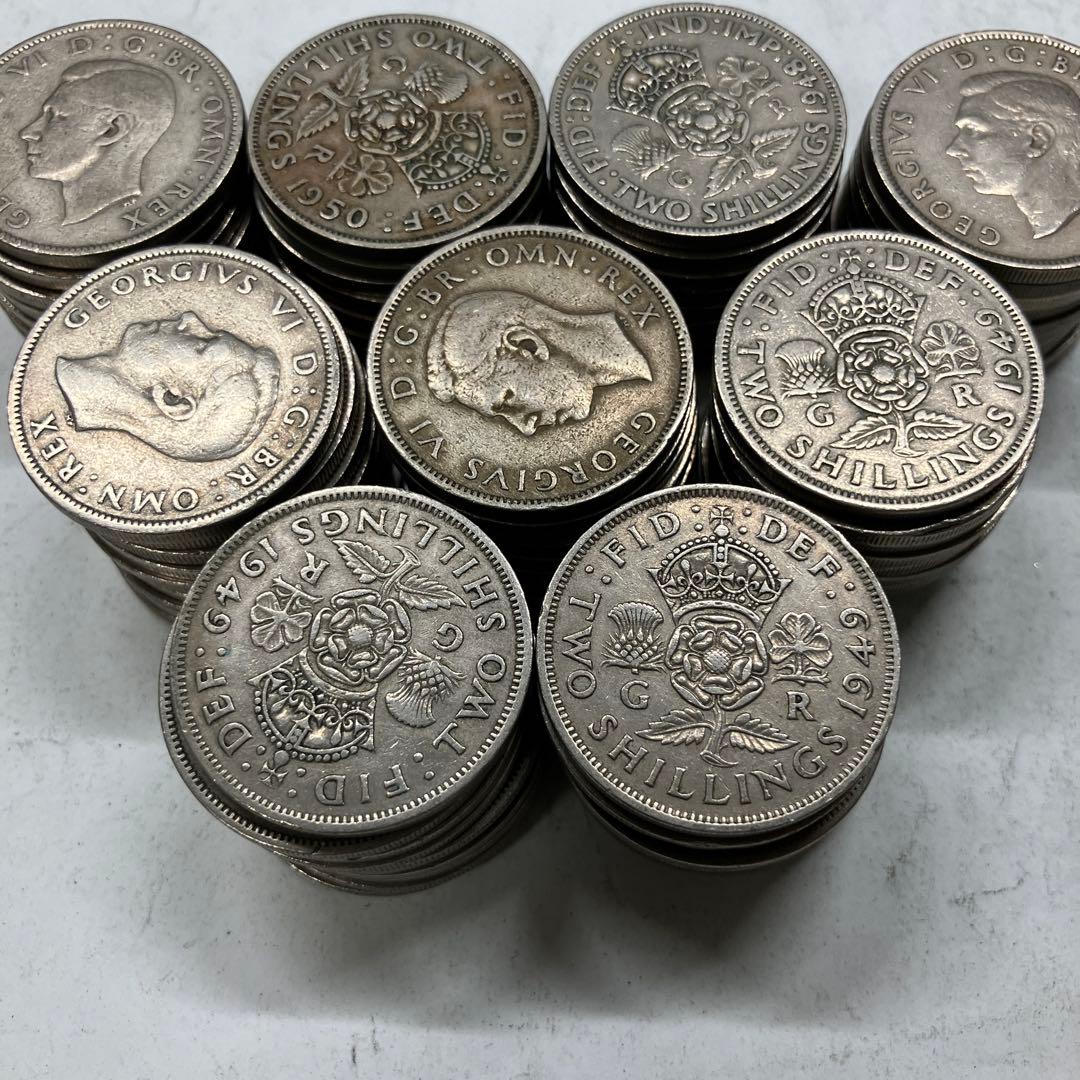 イギリス 2シリング ジョージ まとめ売り コイン 硬貨 - メルカリ
