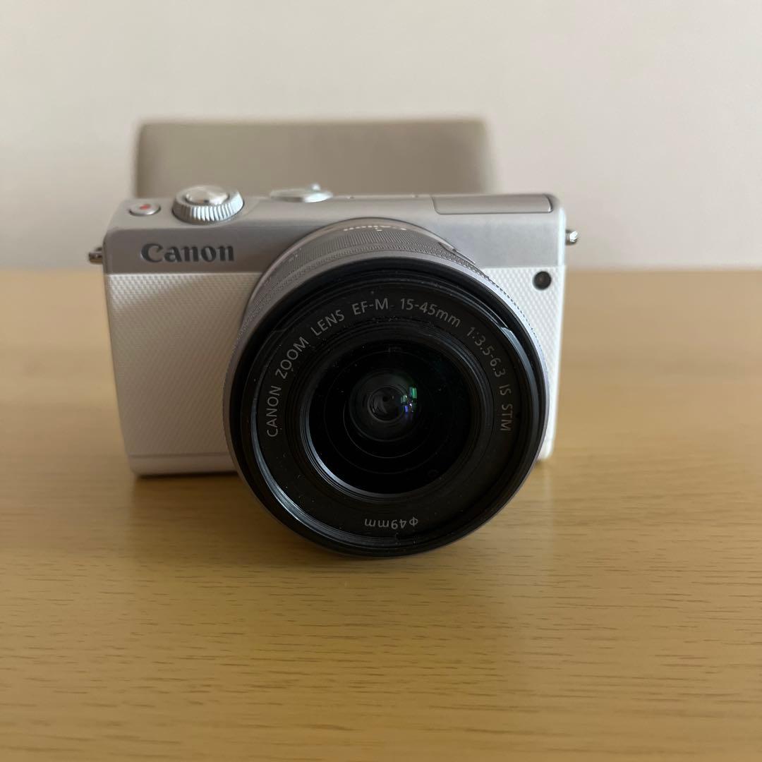 【三脚付き】Canon EOS M100 ミラーレス一眼 ホワイト
