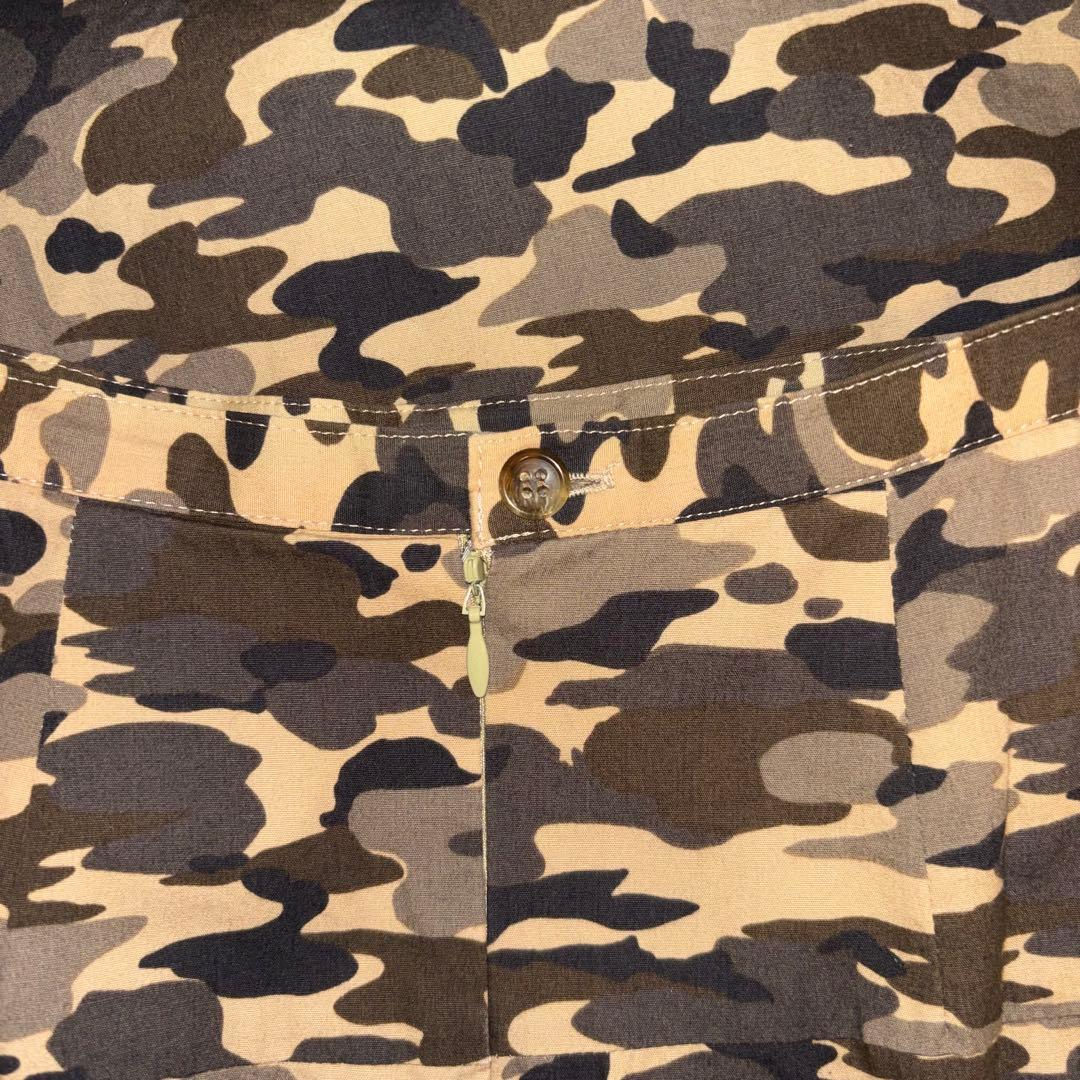 迷彩柄 y2k ミリタリ ロングスカト グランジ 平成ギャル archive
