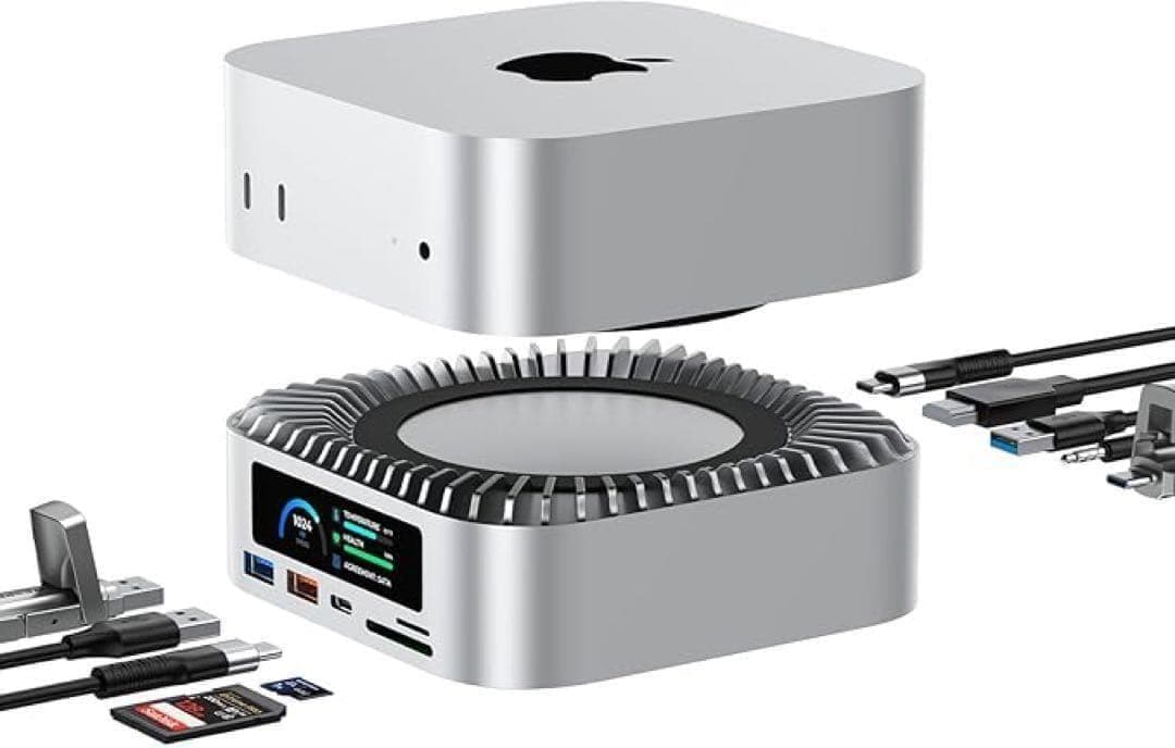 Mac Mini M4 対応ハブ 高精細UI RayCue USB-Cハブ - メルカリ